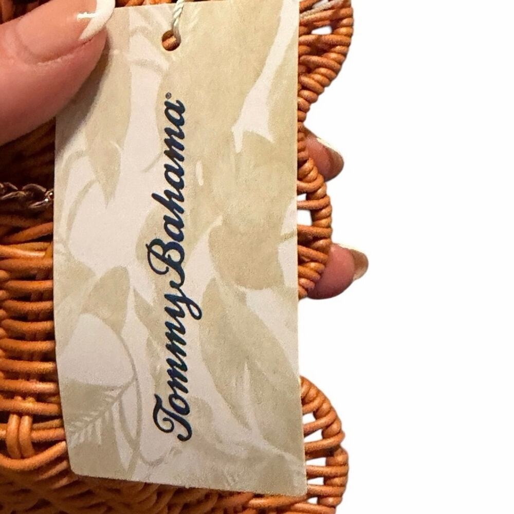 Tommy Bahama Seahorse Woven Wicker Crossbody Bag NWT - Picture 6 of 8